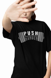 Push Harder Oversized T-Shirts